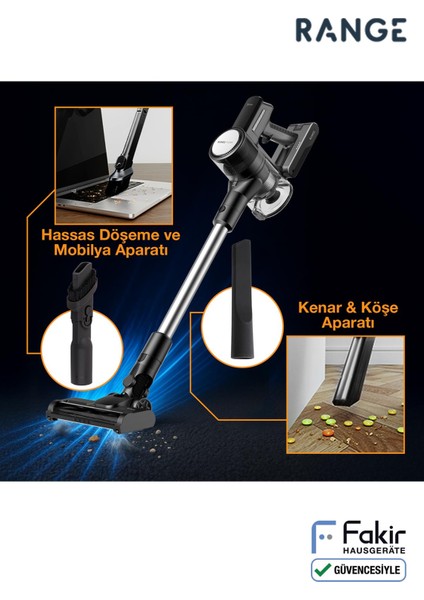 Range Shiny Şarjlı Süpürge indirimleri