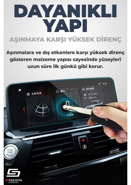 S-Dizayn Seat Ateca Makyajlı 9h Nano Multimedya Ekran Koruyucu 8.25 Inç Parlak 2021-2023 A+ Kalite modelleri