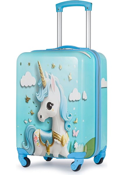 Ultra Light Su Yeşili Kız Çocuk Valizi BLK06 09 fiyatları