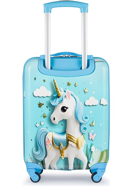 Ultra Light Su Yeşili Kız Çocuk Valizi BLK06 09 modelleri