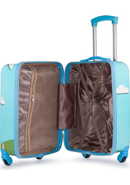 Ultra Light Su Yeşili Kız Çocuk Valizi BLK06 09 fırsatları