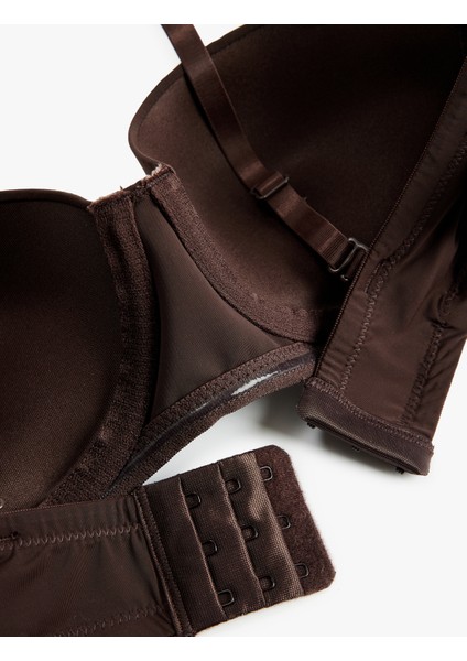 Rahat Kalıp Kaplı Dolgulu Balenli Push Up Sütyen modelleri