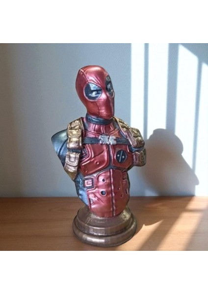 KuzeyTacı Polyester Deadpool Figür Büyük Ev Ofis Şık Dekorasyon Vip
