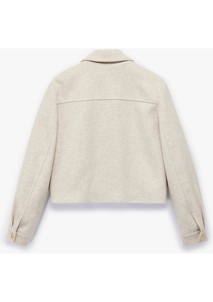 Aplike Cepli Uzun Kollu Kaşe Ceket fiyatları