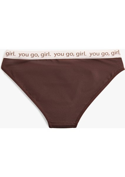 Baskılı Lastik Detaylı Rahat Kalıp Pamuklu Brief Külot fiyatları