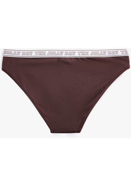 Pamuklu Rahat Kalıp Baskılı Bantlı Brief Külot fiyatları