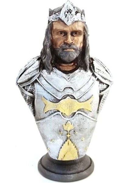 Aragorn Büstü Büyük Orta Çağ Figür Ev Ofis Dekorasyon Şık