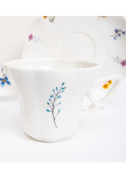 Flower Bouquet 6 Kişilik 29 Parça Kahvaltı Takımı PA2085