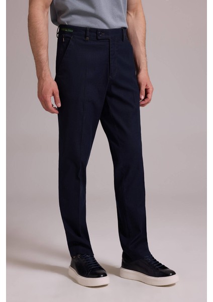 Erkek Lacivert Tensel Yazlık Yan Cepli Kot Pantolon indirimleri