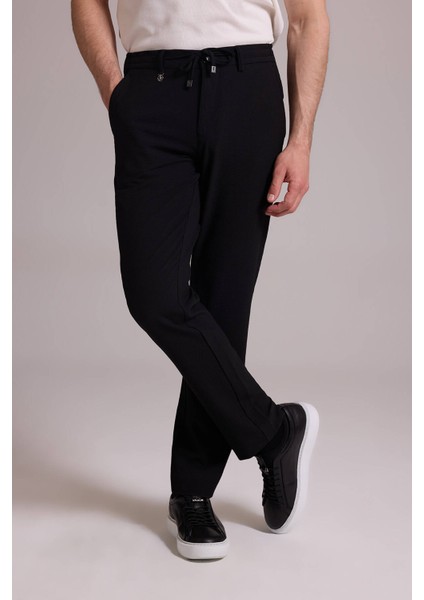 Erkek Siyah Slim Fit Yan Cepli Jogger Pantolon fiyatları