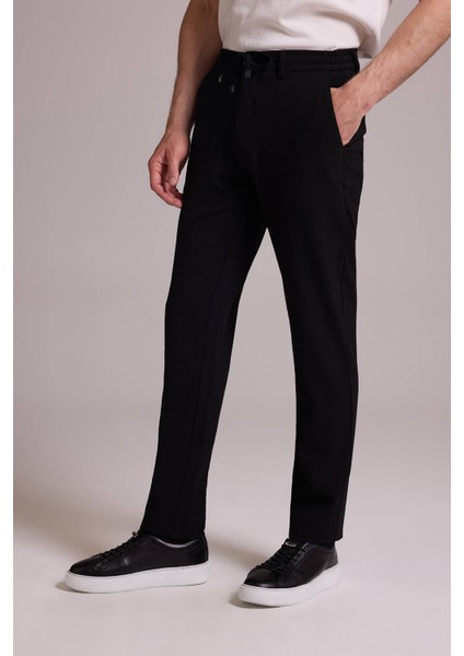 Erkek Siyah Slim Fit Yan Cepli Jogger Pantolon indirimleri