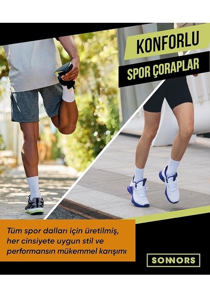 Unisex 6 Çift Tenis Çorabı Erkek Tenis Çorabı Kadın Tenis Çorabı Beyaz Tenis Çorabı 38-44 indirimleri