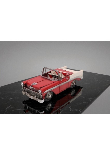 dekoratif Metal Araba Üstü Açık Nostaljk Tasarım Vip