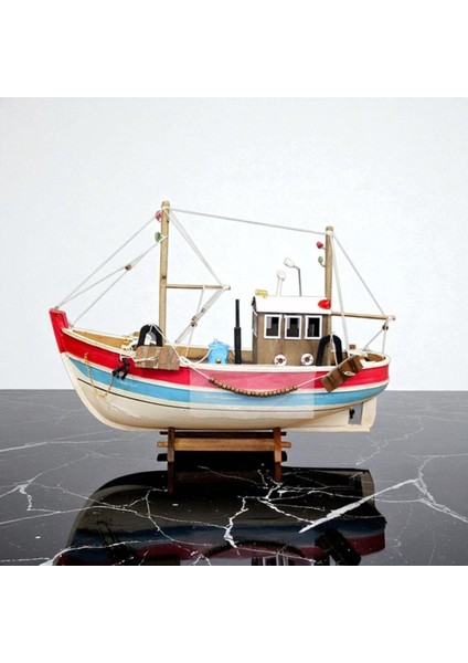 Ahşap Gemi Klasik Tasarım Dekoratif Vip