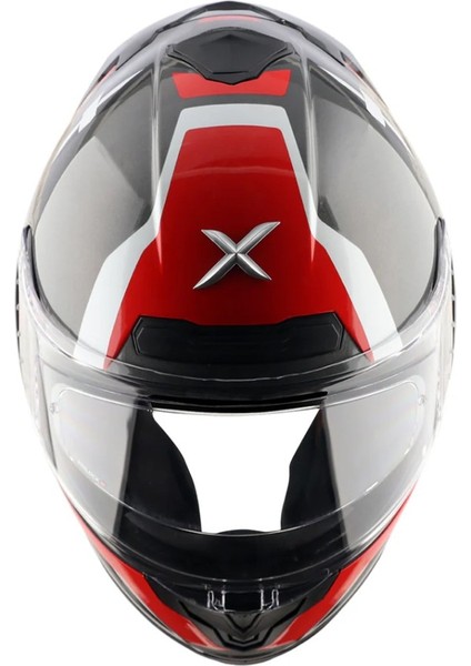 Saber Spark Gri-Kırmızı Kapalı Kask fırsatları