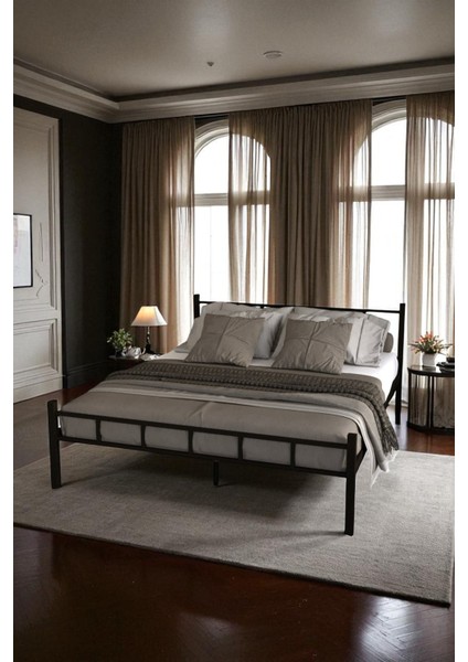 Serenita Serisi Tek Kişilik Metal Ferforje Karyola 120X200