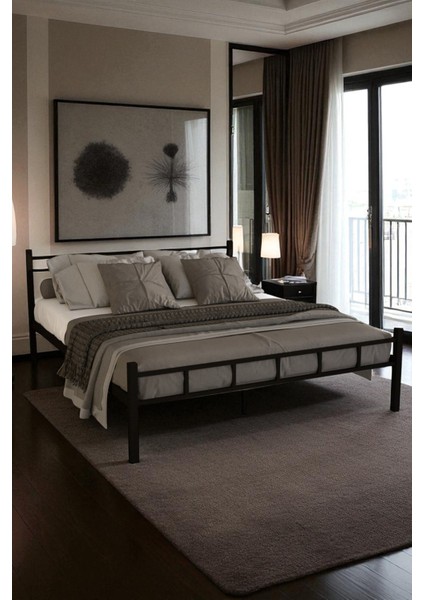 Serenita Serisi Tek Kişilik Metal Ferforje Karyola 120X200