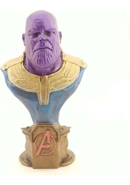 KuzeyTacı Polyester Thanos Figür Küçük Marvel Figürlü Ev Ofis Dekorasyon