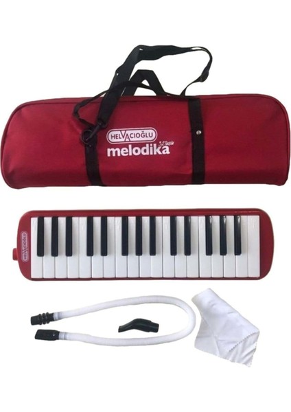Helvacıoğlu 32 Tuşlu Melodika (Kırmızı)