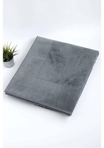 Filipin 1 Parça % 100 Pamuk Kadife Havlu Pike Antrasit fiyatları
