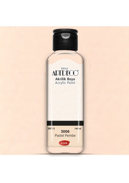 Akrilik Boya 140 Ml Past.Pembe Y-070R-3006