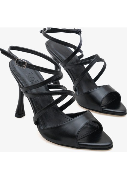 Kadın Bantlı Sivri Burun Topuklu Ayakkabı Napres