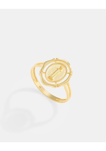 14 Ayar Altın Harfli Yüzük