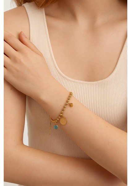 Nazar Göz Charmlı Çelik Bileklik fiyatları