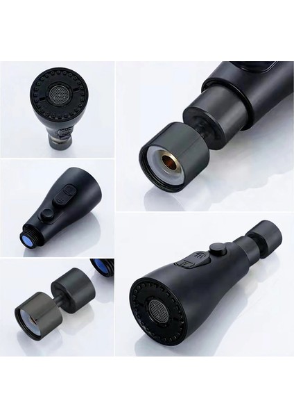 360 Derece Dönebilen 3 Fonksiyonlu Musluk Başlığı Musluk Ucu Lavabo Başlığı modelleri