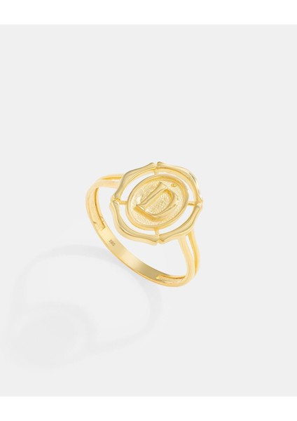 14 Ayar Altın Harfli Yüzük