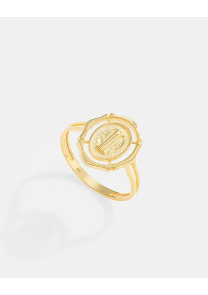 14 Ayar Altın Harfli Yüzük