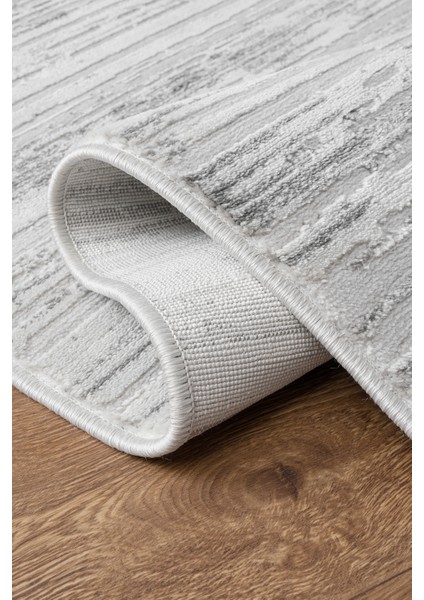 Modern Tasarımlar Polyester Iplik Antialerjik Tozumaz Dokuma Pamuk Taban Makine Halısı Cizgili Gri fırsatları