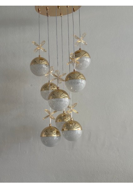 8 Toplu Sarkıt LED Avize Modelimiz indirimleri