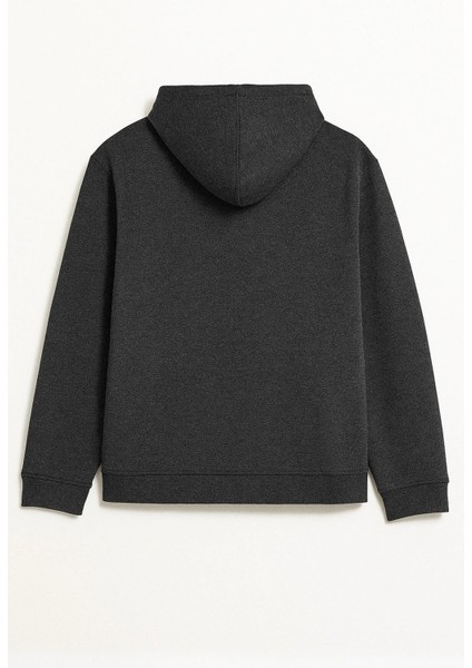 Erkek Fermuarlı Kapüşonlu Cepli Içi Polarlı Sweatshirt fiyatları