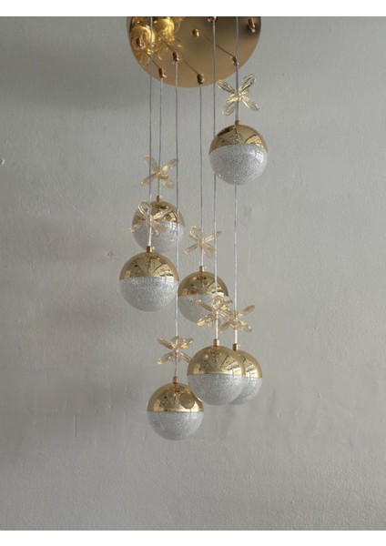 7 Toplu Sarkıt LED Avize Modelimiz