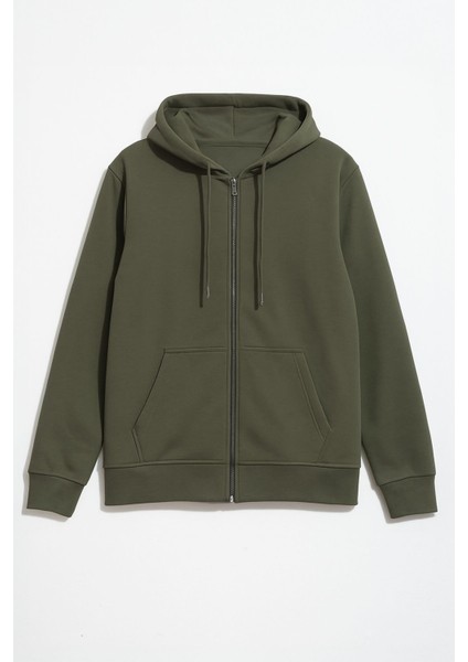Erkek Fermuarlı Kapüşonlu Cepli Sweatshirt fiyatları