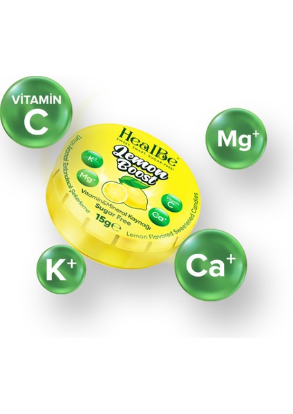 Healbe Limon Aromalı Şekerleme