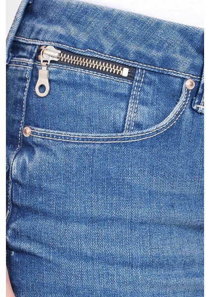 Kadın Jean Kısa Etek Açık Mavi indirimleri