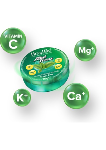 Healbe Nane & Mentol Aromalı Şekerleme
