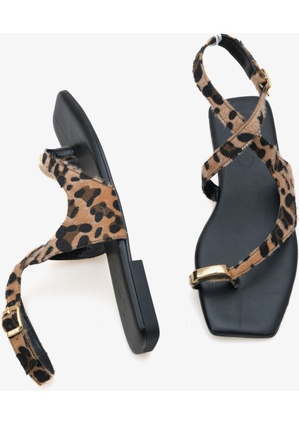 Kadın Parmak Arası Gold Tokalı Günlük Sandalet Blowy fiyatları