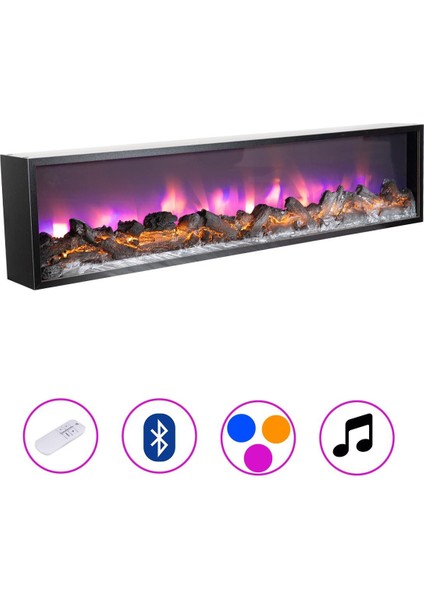 Ekonomik 130 cm Elektrikli Şömine