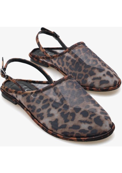 Kadın Ince Tül Arkası Açık Günlük Sandalet Ronsey