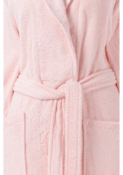 Camellia Gri Pembe Bornoz Seti 3400 modelleri