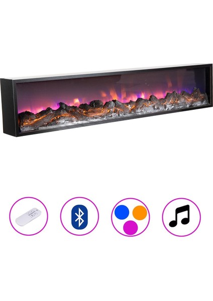 Ekonomik 150 cm Elektrikli Şömine