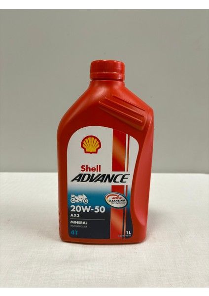 Advance 4t Ax3 20W50 1 L Motor Yağı (Üretim Tarihi 2025)