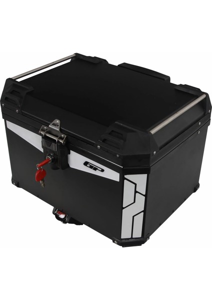 Universal 57 Lt Alüminyum Motosiklet Çantası Siyah indirimleri