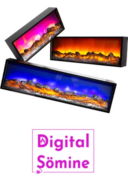 Ekonomik 110 cm Elektrikli Şömine indirimleri