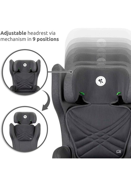 Rıgel Katlanır Isofix I-Size 3-12 Yaş (100-150 Cm) Oto Koltuğu - Green fırsatları