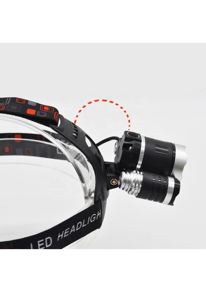 3 Başlıklı Şarjlı Kafa Feneri WT-256 - Lisinya modelleri