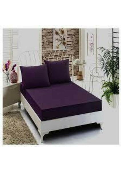 Çarşaf Fit. Yst. Rf Mürdüm Trendy 100 x 200 cm modelleri